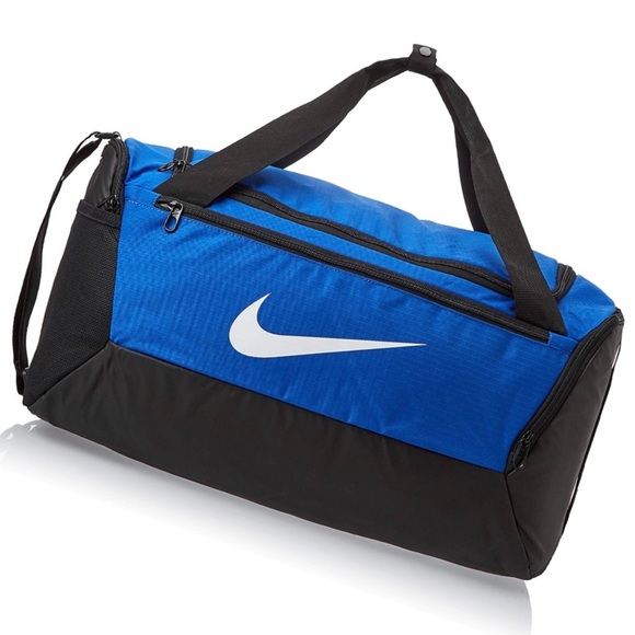>💟BRASILIA GAME ROYAL/BLACK DUFFEL GYM BAG 9 BRAND NEW NIKE WIDE 20” HIGH 10.5” - Picture 2 of 13